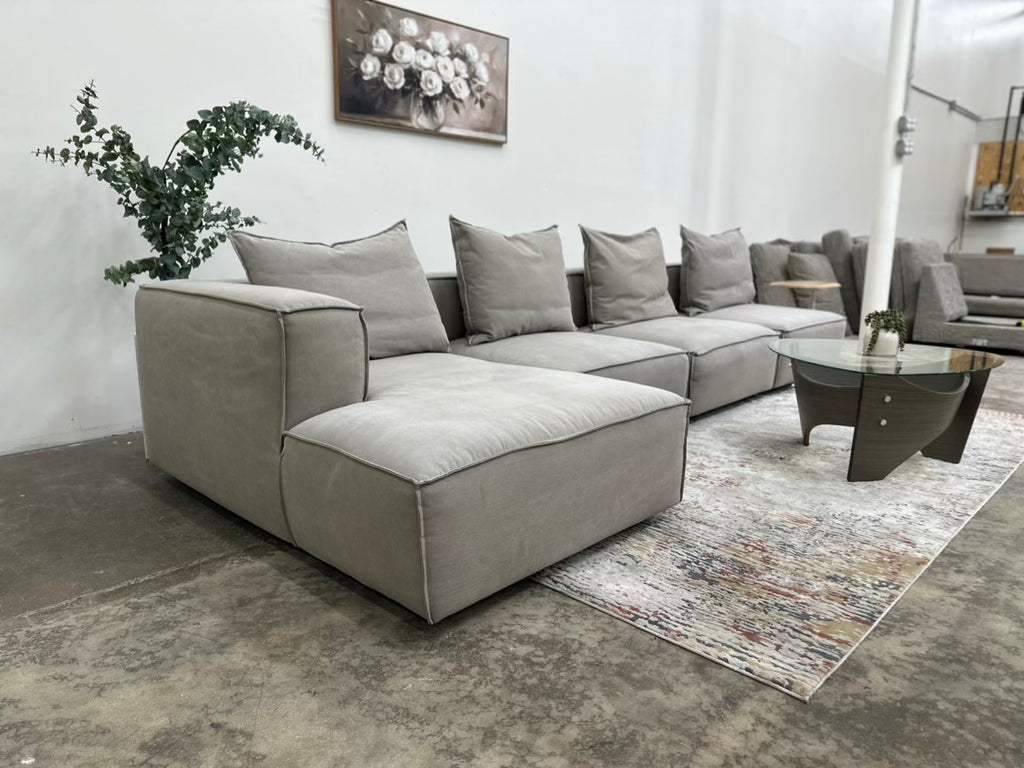 Arhaus Coburn 4-Piece Sectional with Chaise
