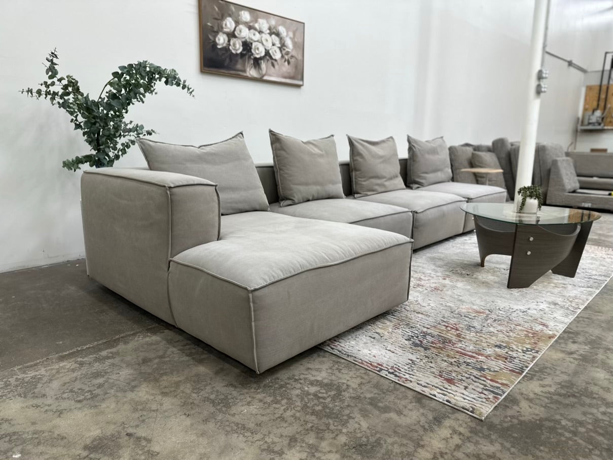 Arhaus Coburn 4-Piece Sectional with Chaise