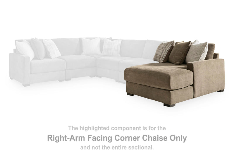 Camellia-Court Sectional with Chaise