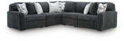Midnight-Madness Sectional - Gunmetal