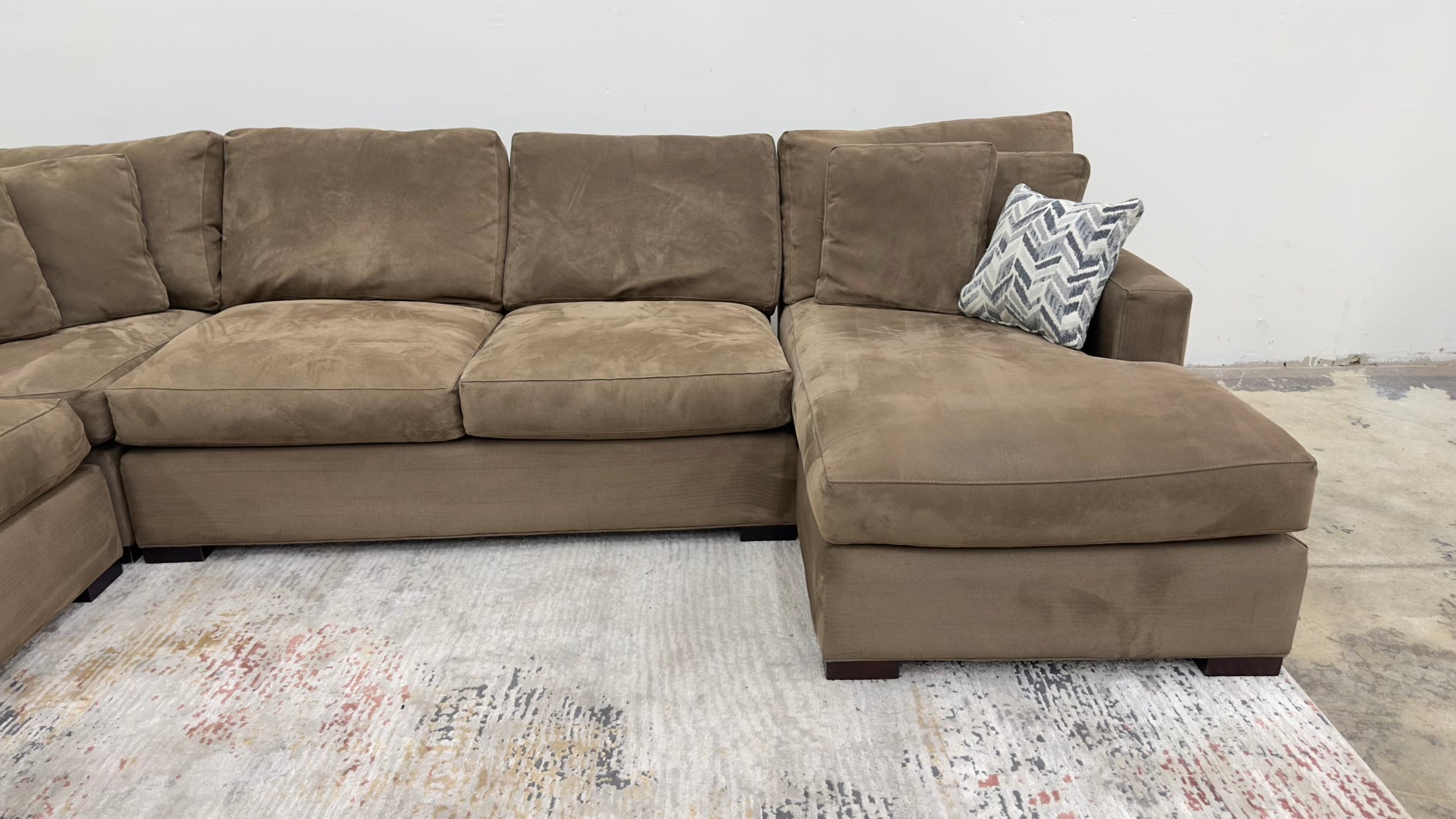 Crate & Barrel Axis 4 Piece U-Shaped Sectional