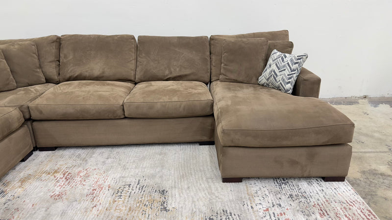 Crate & Barrel Axis 4 Piece U-Shaped Sectional