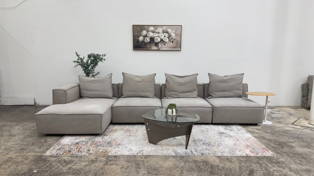 Arhaus Coburn 4-Piece Sectional with Chaise