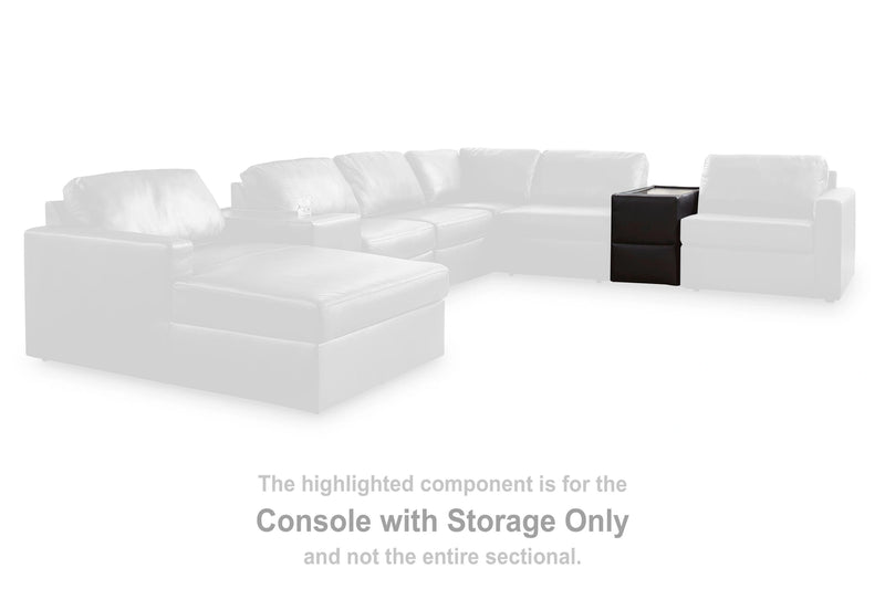 Modmax II Sectional Sofa with Storage Console