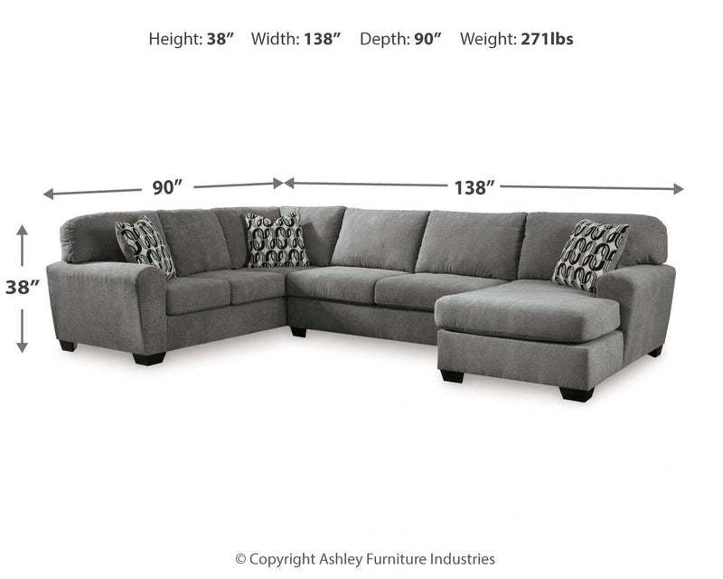 Birkdale Court Sectional with Chaise