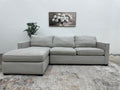 Pottery Barn Gray 2-Piece L-Shaped Sectional