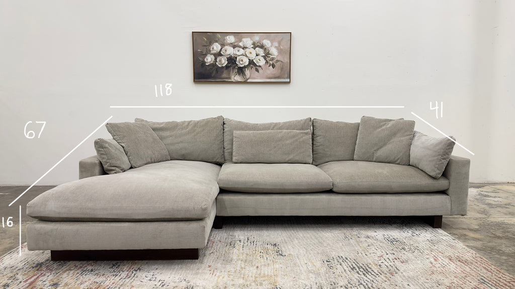 West Elm Harmony 2-Piece Sectional