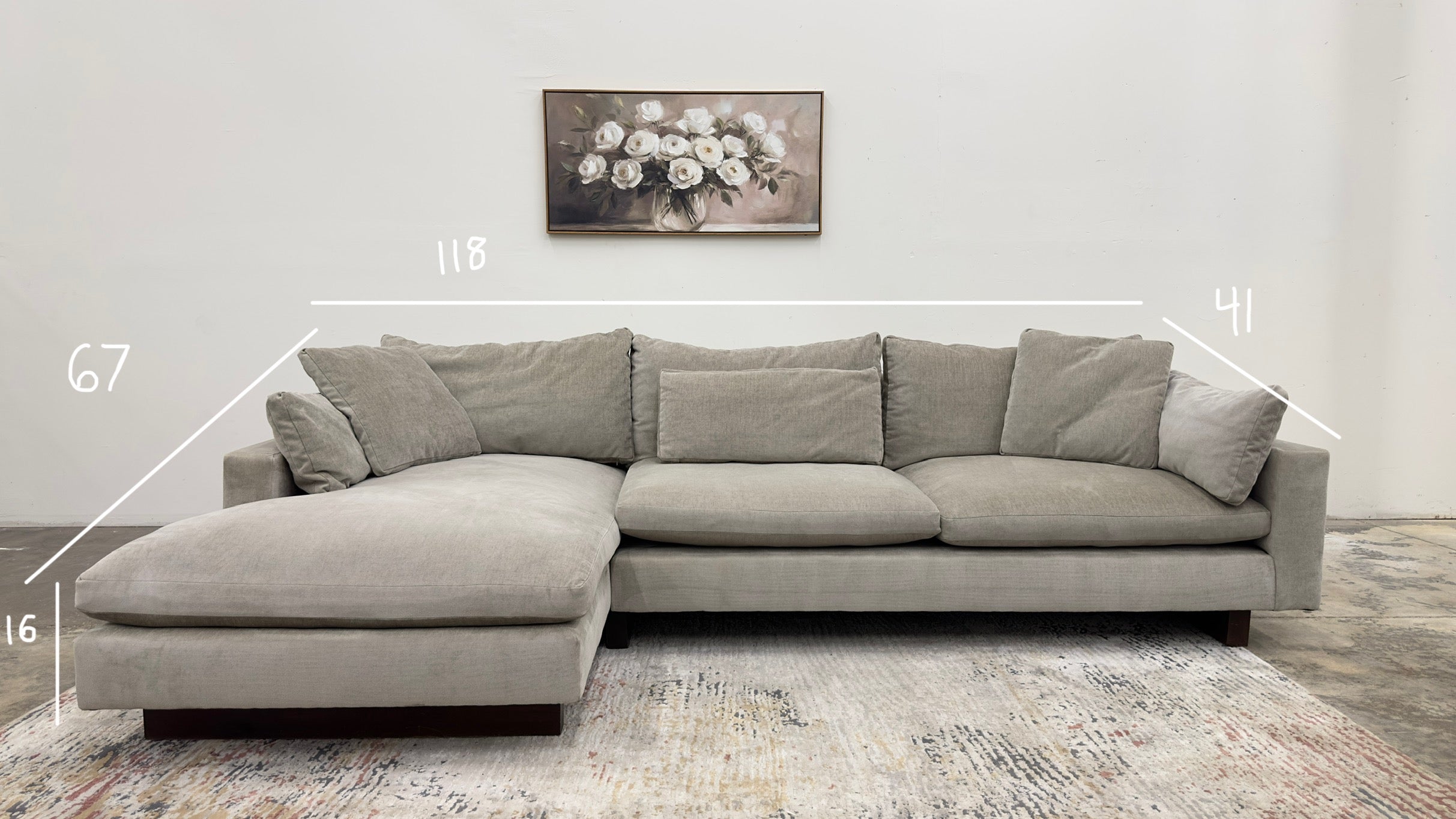 West Elm Harmony 2-Piece Sectional