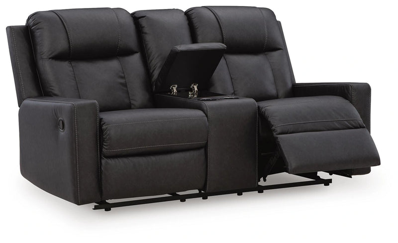 Mackmenville Reclining Loveseat with Console