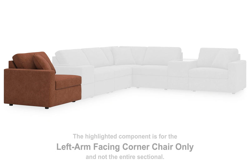 Modmax Balanced Sectional with Audio and Storage Consoles