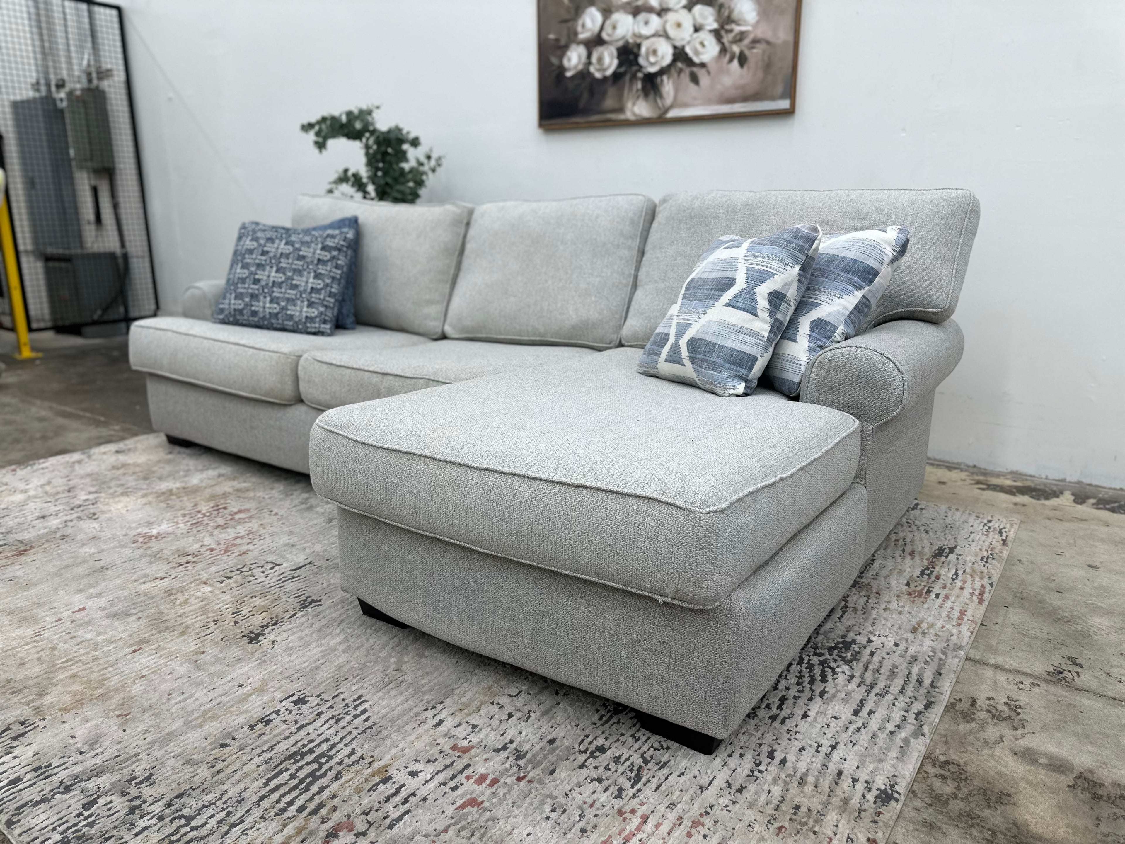 Homegoods Gray 2-Piece L Shaped Sectional