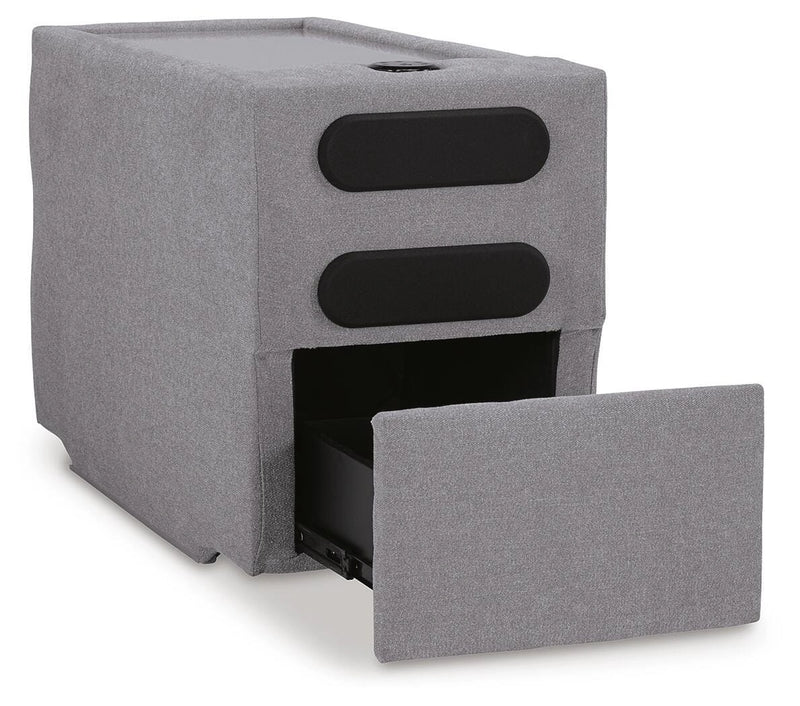 Modmax Balanced Sectional with Audio and Storage Consoles