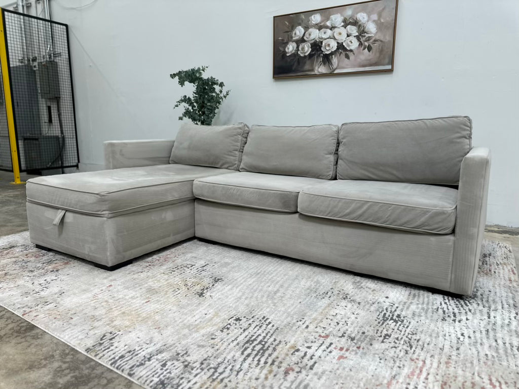 West Elm Harris Storage Chaise Sectional