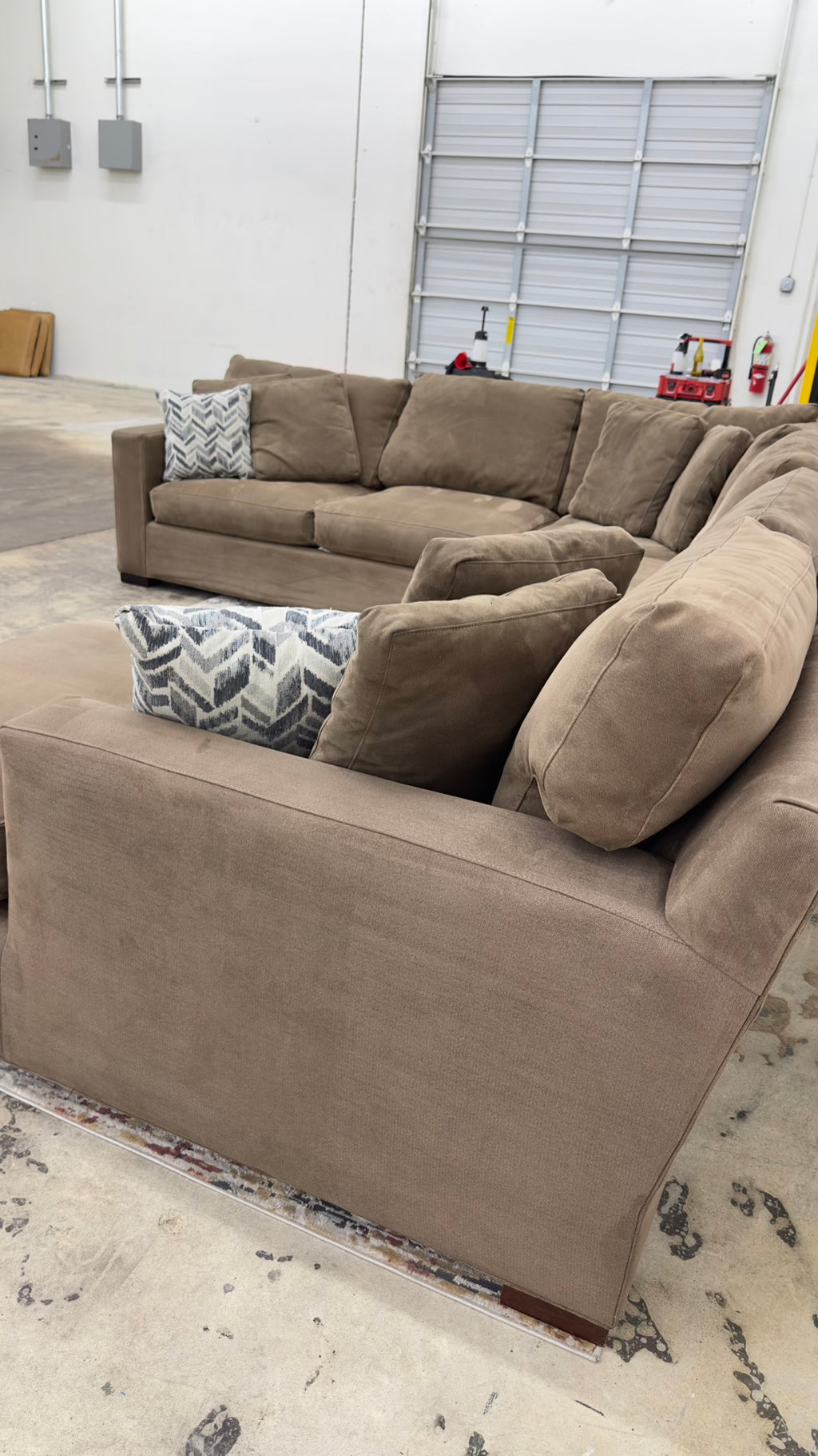Crate & Barrel Axis 4 Piece U-Shaped Sectional