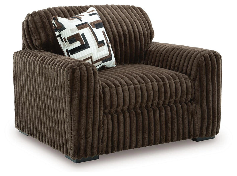 Midnight-Madness Oversized Chair - Chocolate