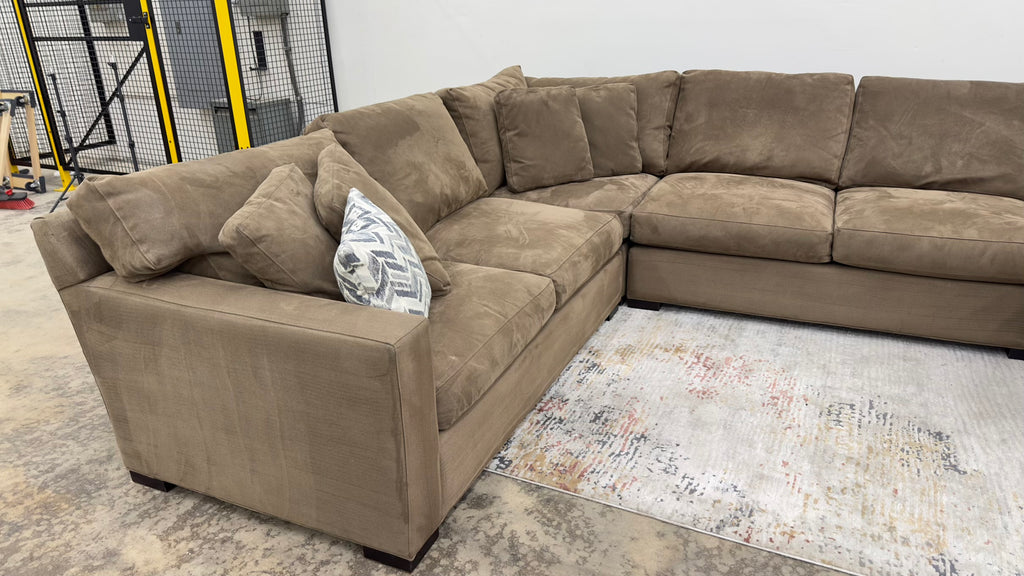 Crate & Barrel Axis 4 Piece U-Shaped Sectional
