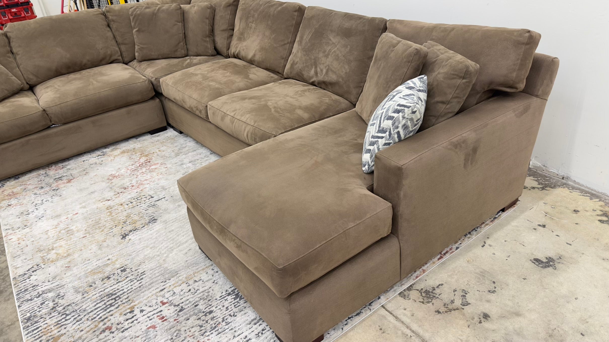 Crate & Barrel Axis 4 Piece U-Shaped Sectional