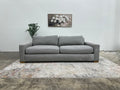 Restoration Hardware Maxwell Luxe Frost Gray Fabric Sofa