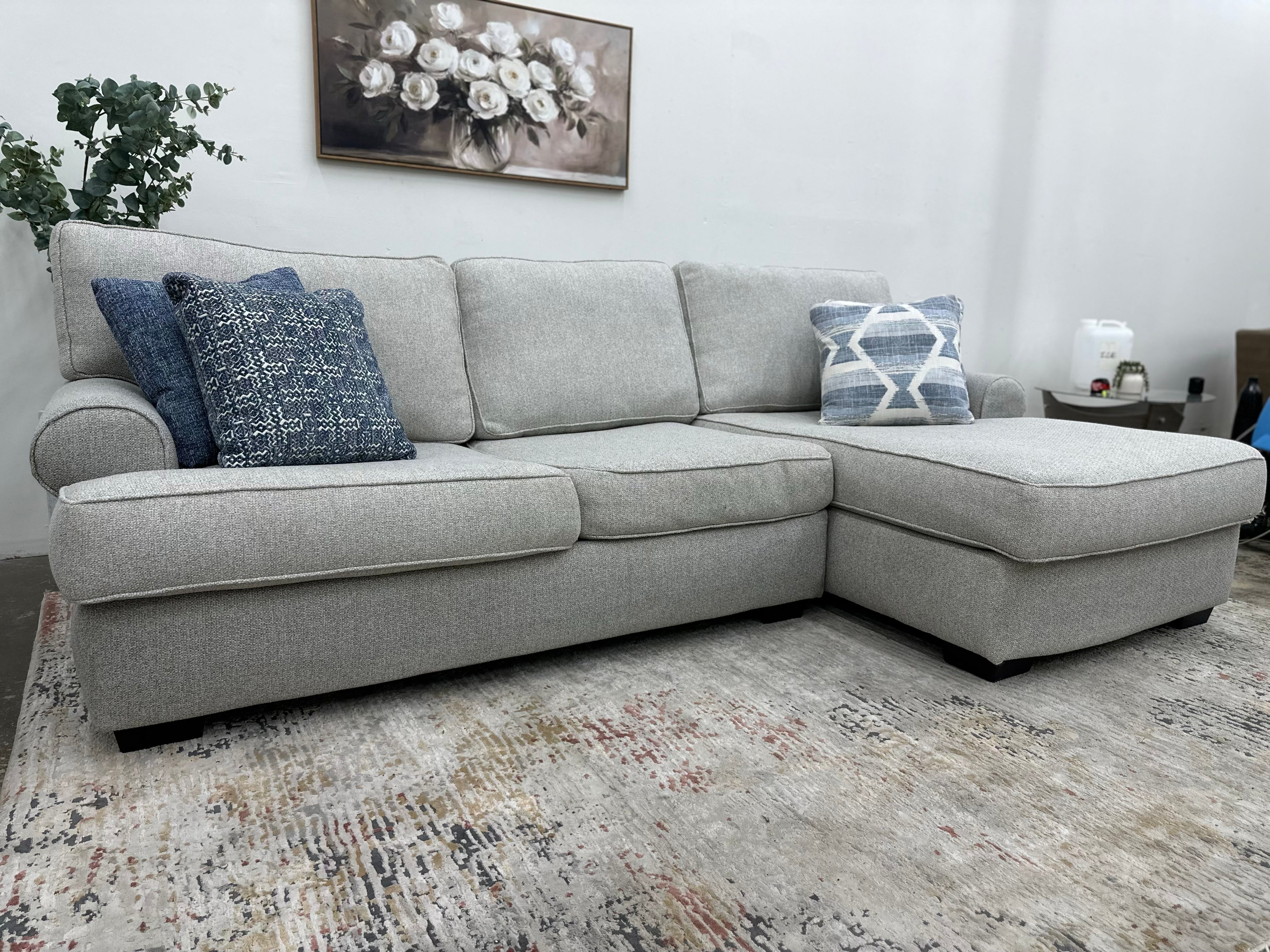 Homegoods Gray 2-Piece L Shaped Sectional