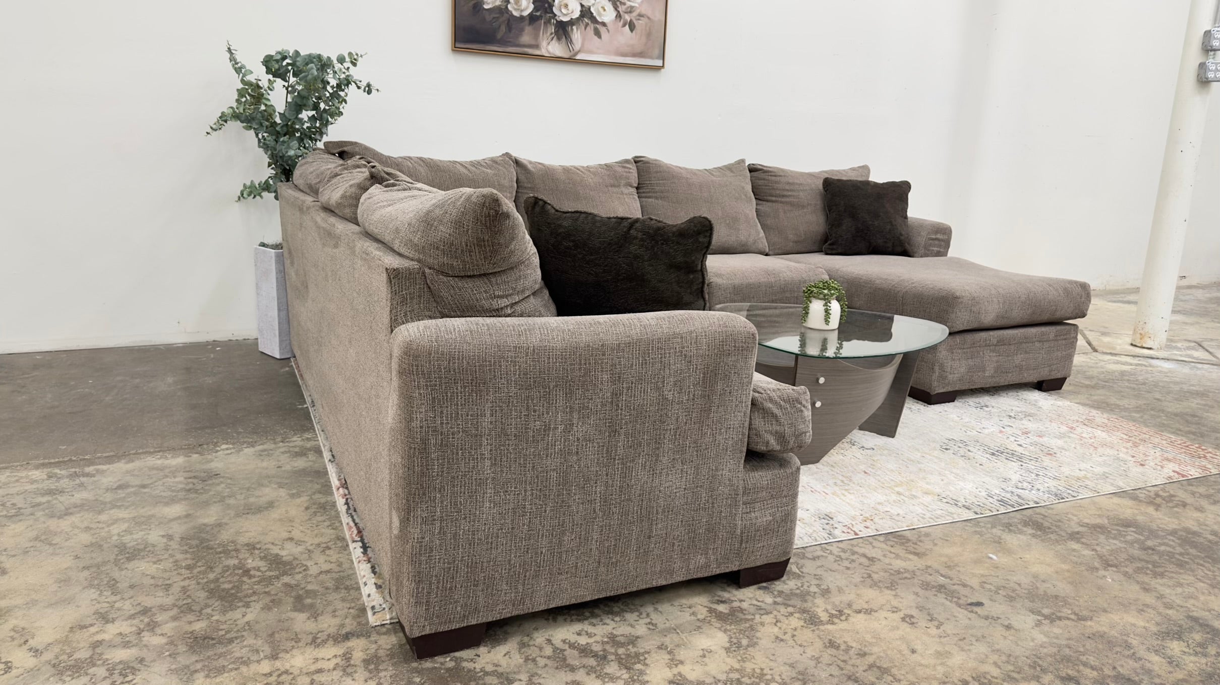 NFM U-Shaped Detachable Chaise Sectional