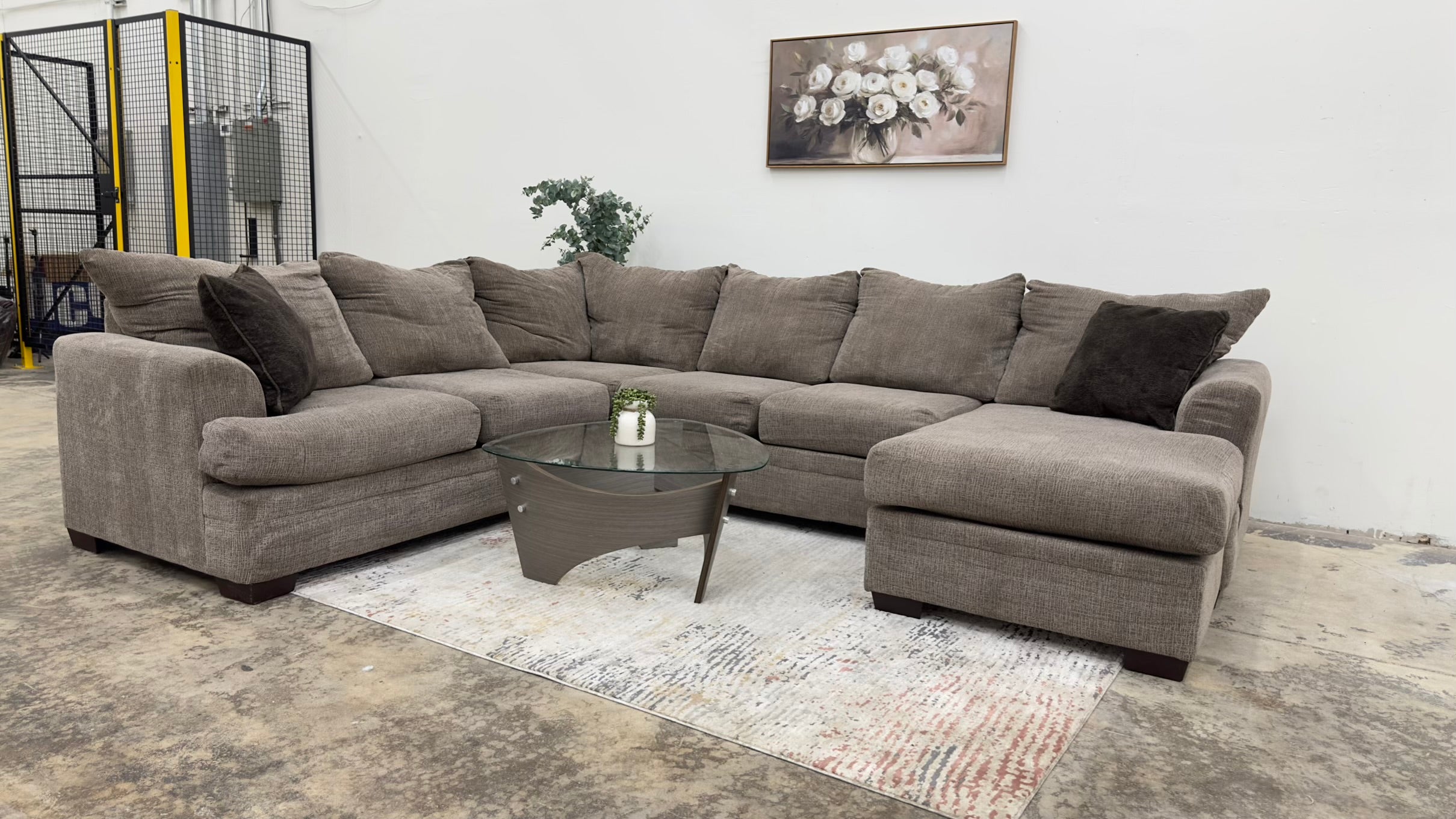 NFM U-Shaped Detachable Chaise Sectional