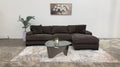 Espresso High Quality L-Shaped Sectional