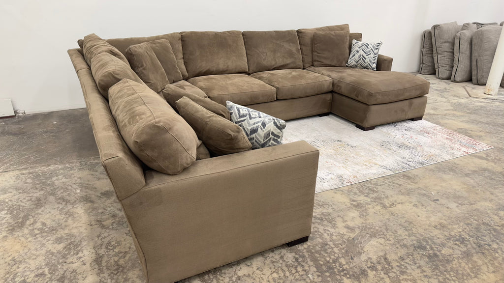 Crate & Barrel Axis 4 Piece U-Shaped Sectional