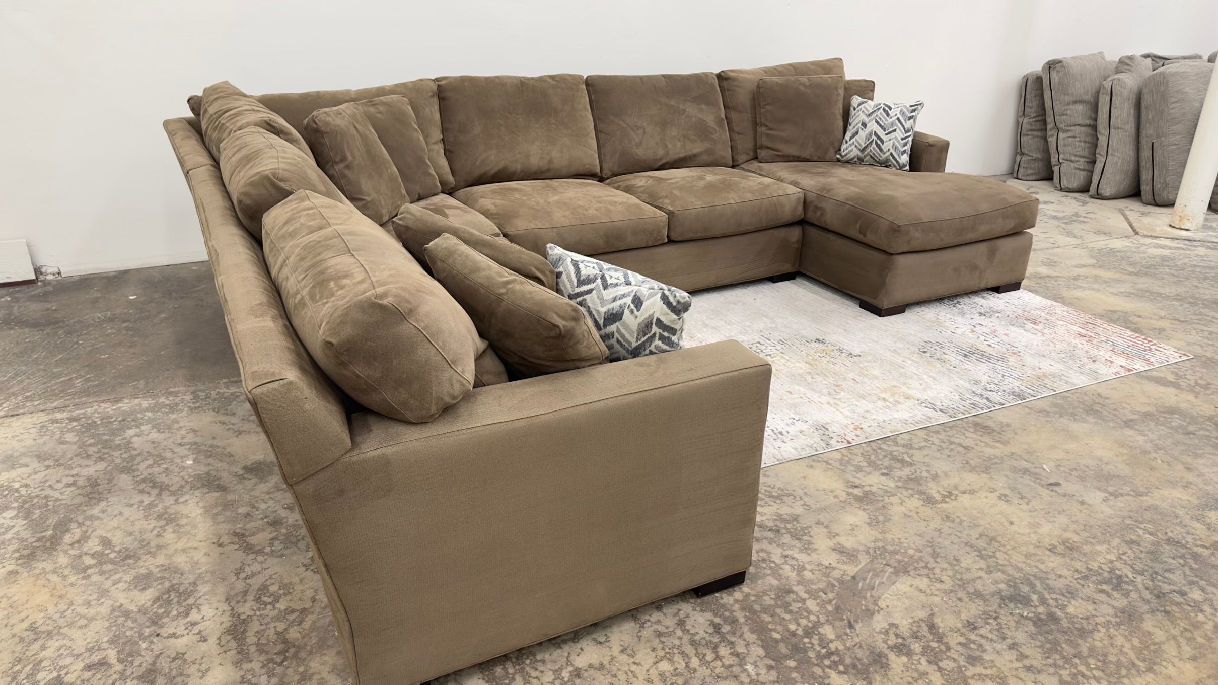 Crate & Barrel Axis 4 Piece U-Shaped Sectional