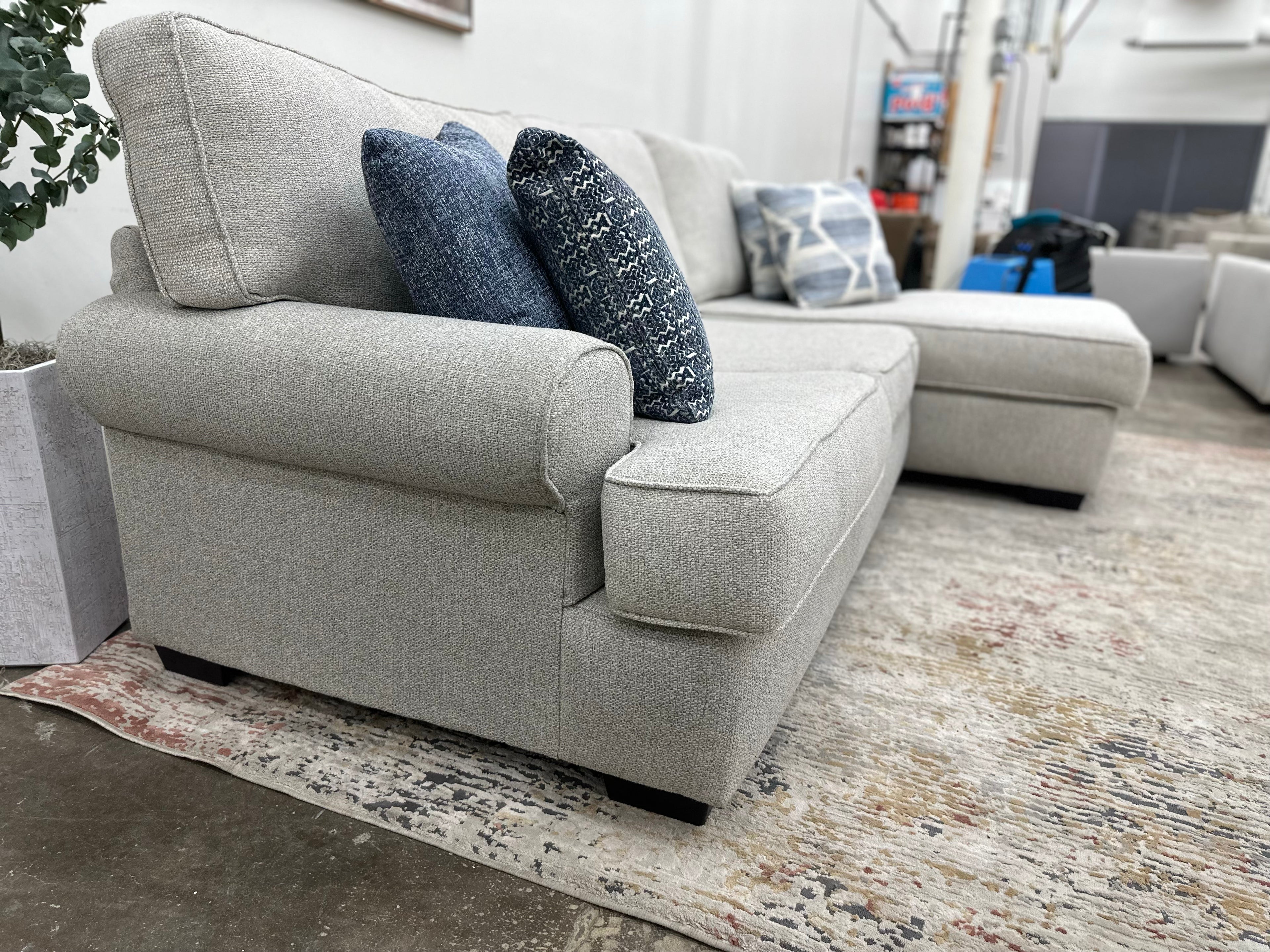 Homegoods Gray 2-Piece L Shaped Sectional