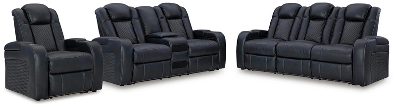 Midnight Power Living Room Set