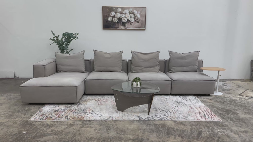 Arhaus Coburn 4-Piece Sectional with Chaise