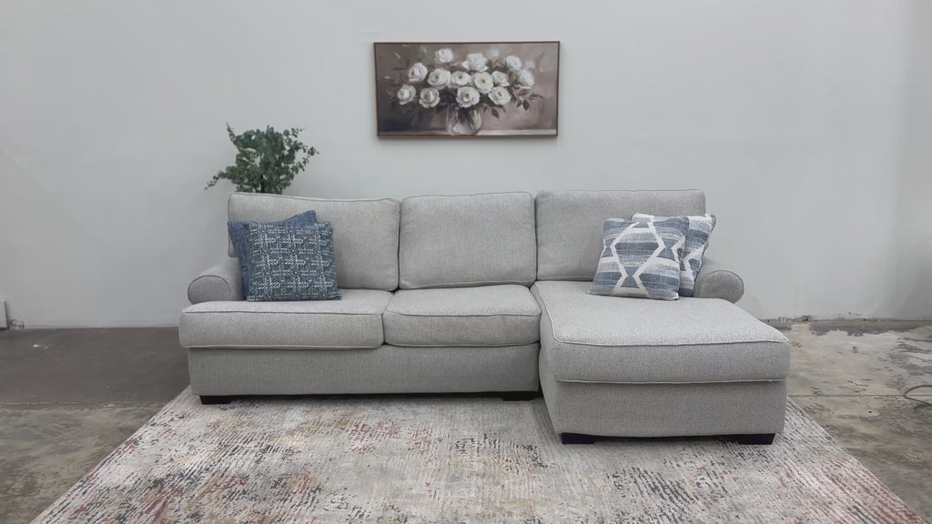 Homegoods Gray 2-Piece L Shaped Sectional